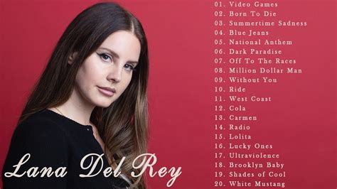 lana del rey concert song list|List of songs recorded by Lana Del Rey